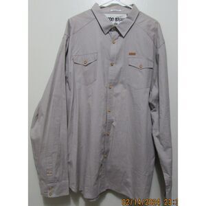 AKOO BRAND SIZE 3X CAUGHT YOU LOOKIN MEN'S BUTTON-DOWN COLLARED SHIRT GRAY